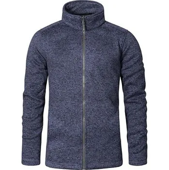 Pánská casual bunda Promodoro Pánská pletená fleecová bunda E7720 Heather Blue 5XL