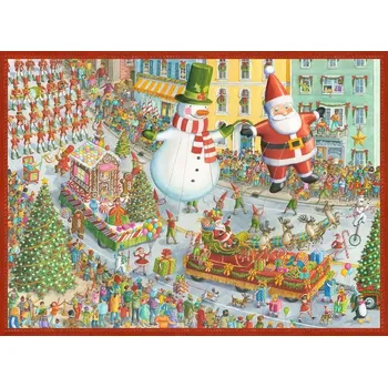 Puzzle Ravensburger puzzle přichází Vánoce, 500 dílků