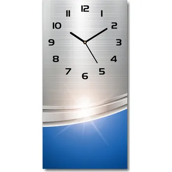 Hodiny Nástěnné hodiny Kovová abstrakce