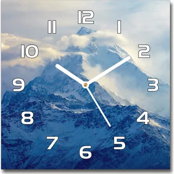 Hodiny Skleněné hodiny čtverec Horský vrchol