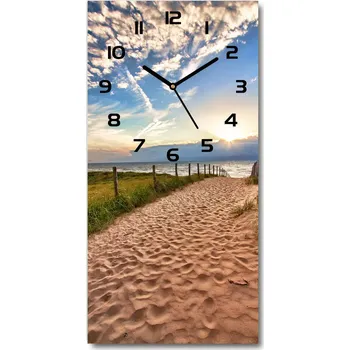 Hodiny Nástěnné hodiny tiché Stezka na pláž