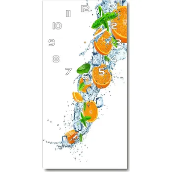 Hodiny Moderní hodiny nástěnné Pomeranče