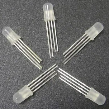 Dioda Thomsen LED-8-RGB-SK RGB LED RGB kulatý 8 mm 20 mA 6 V