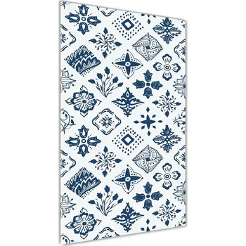 Obraz Vertikální Foto obraz fotografie na skle Květinový vzor