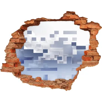 Fototapeta Díra 3D fototapeta nálepka Abstrakce kostky