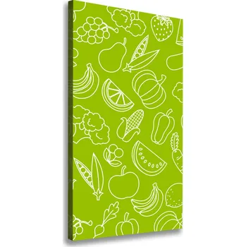 Obraz Vertikální Foto obraz na plátně Zelenina a ovoce