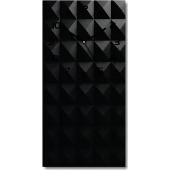 Hodiny Nástěnné skleněné hodiny Abstrakce pozadí