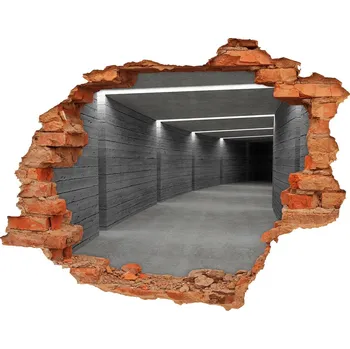 Fototapeta Fototapeta díra na zeď Betonový tunel