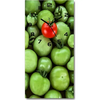 Hodiny Nástěnné hodiny tiché Červené rajče