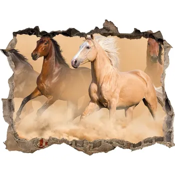 Fototapeta WallMuralia.cz nd-k-90840320 90 x 70 cm Koně poušť