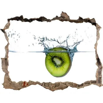 Fototapeta Nálepka 3D díra na zeď Ovoce pod vodou