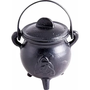 Aroma lampa Kadidelnice kotlík litinový se symbolem Keltský uzel Trinity ø 7,5 cm,