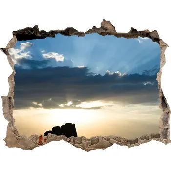 Fototapeta Nálepka fototapeta 3D výhled Západ slunce