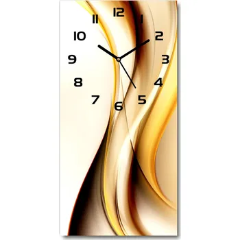 Hodiny Nástěnné hodiny tiché Abstrakce vlna