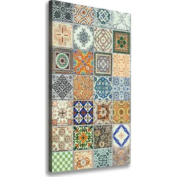 Obraz Vertikální Foto obraz na plátně Keramické kachličky