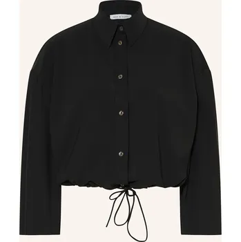 Dámská halenka Mrs & Hugs Dámská Košilová Halenka S 3/4 Rukávem, černá, 38