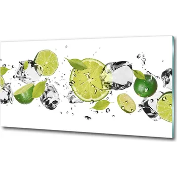 Obraz Foto obraz skleněný horizontální Limetka a voda