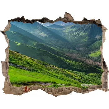 Fototapeta Samolepící díra na stěnu Východ slunce hory