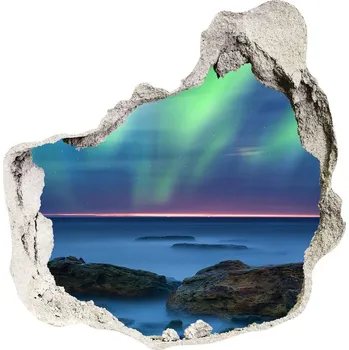 Fototapeta Foto fotografie díra na zeď Polární záře