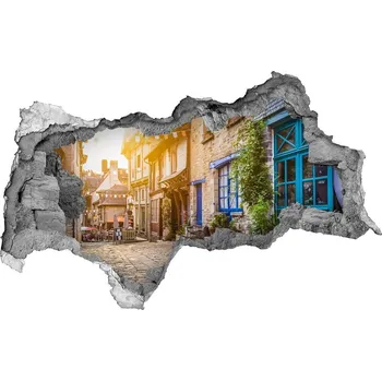 Fototapeta Fototapeta díra na zeď 3D Romantická ulička