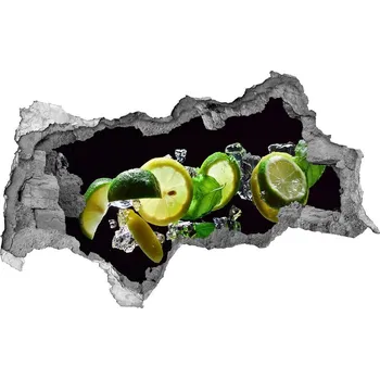 Fototapeta Nálepka 3D díra beton Mojito