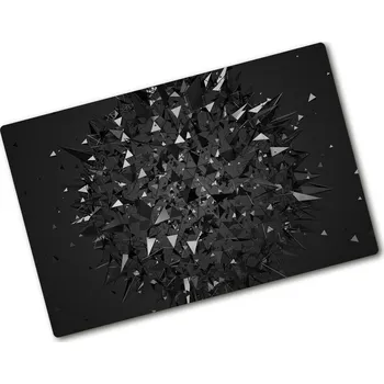 Kuchyňské prkénko Deska na krájení skleněná Abstrakce 3D