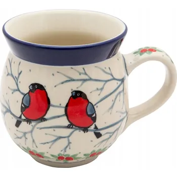 Hrnek Bolesławiec Umělecká keramika Bolesławiec keramika 470 ml