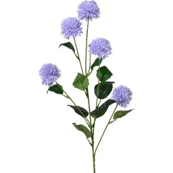 umělá květina Kaemingk Chrysanténa, 13x15x82 cm, fialová, KSD