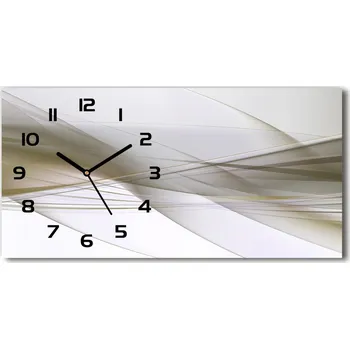 Hodiny Moderní skleněné hodiny na stěnu Abstrakce
