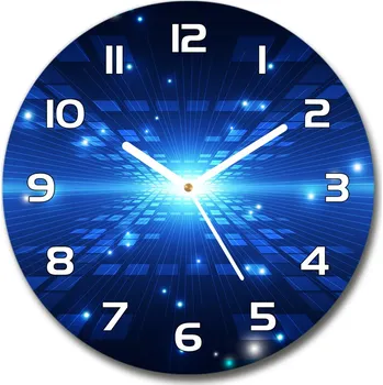 Hodiny Skleněné hodiny na stěnu Trojrozměrné pozadí