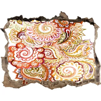 Fototapeta Díra 3D foto tapeta nálepka Ornamenty