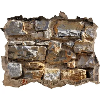 Fototapeta Fotoobraz díra na stěnu Kamenná zeď