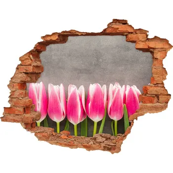 Fototapeta Samolepící nálepka na zeď Růžové tulipány