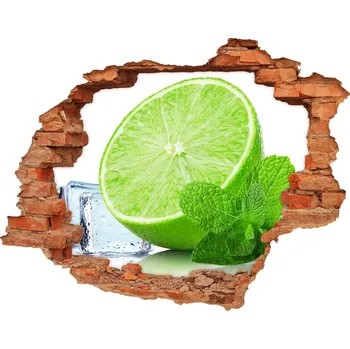 Fototapeta Samolepící nálepka Limetka s ledem