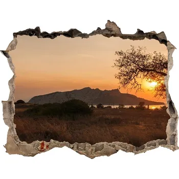 Fototapeta Nálepka fototapeta 3D výhled Západ slunce