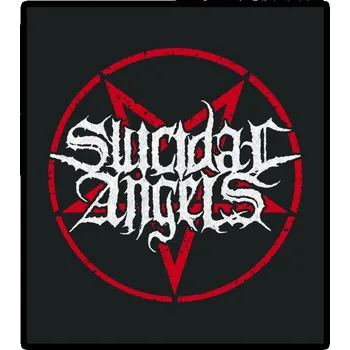 Nášivka nášivka na záda, zádovka Suicidal Angels - pentagram
