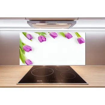 Obklad Panel do kuchyně Fialové tulipány