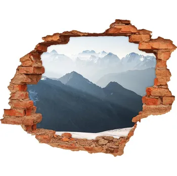 Fototapeta Nálepka fototapeta 3D výhled Horské štíty