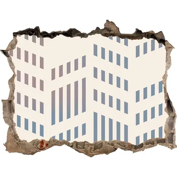 Fototapeta Fototapeta díra na zeď Gemetrické pozadí