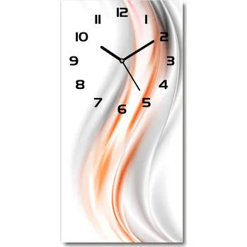 Hodiny Nástěnné hodiny tiché Abstrakce vlny