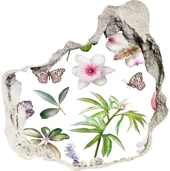 Fototapeta Fototapeta díra na zeď Tropická kolekce