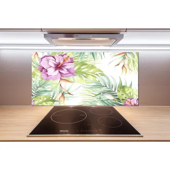 Obklad Panel do kuchyně Havajské květiny