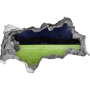 Fototapeta Fototapeta díra na zeď 3D Fotbalové hřiště