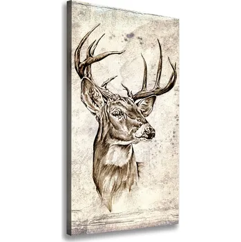 Obraz Vertikální Foto obraz tištěný na plátně Jelen