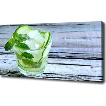 Obraz Foto obraz na plátně Okurková voda