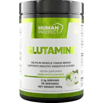 Aminokyselina Glutaminový prášek GLUTAMINE Human Protect 500 g jablko