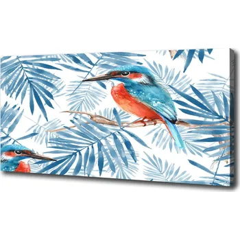 Obraz Foto obraz na plátně Rostliny a pták