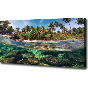 Obraz Foto obraz na plátně Tropická pláž