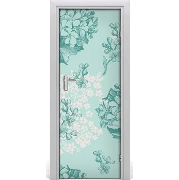 Fototapeta Samolepící fototapeta na dveře Hortensje 95x205 cm