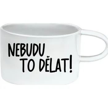 Hrnek Makronka s potiskem Nebudu to dělat!